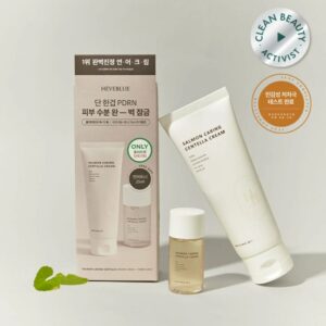 HEVEBLUE Salmon Caring Centella Cream 100mL Set (+Salmon Toner 25mL)