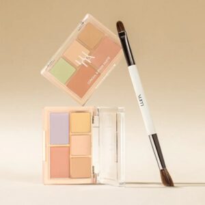 LUNA Conceal Blender Palette Clear Cover #01 Clear Cover (+Dual brush)