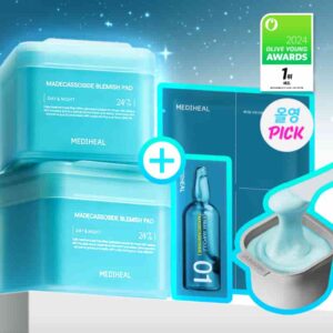 MEDIHEAL Madecassoside Blemish Pad 100P Set (+100P+Medecassoside Modeling Pack 1 Serving)