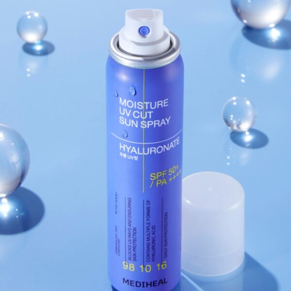 MEDIHEAL Moisture UV Cut Sun Spray 50+ PA++++ #Hyaluronate - Image 2