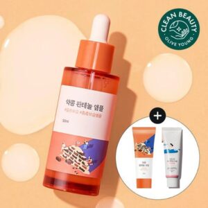 ROUND LAB Soybean Panthenol Ampoule 50mL Set (+Cream 20mL+Tone-Up Sunscreen 10ml)