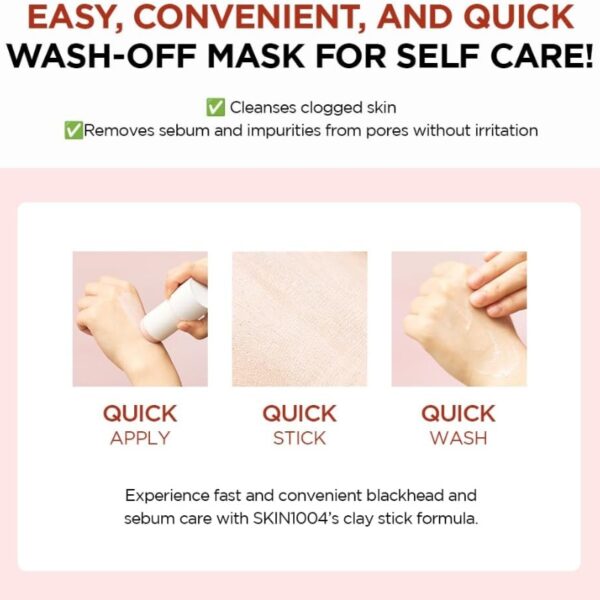 SKIN1004 Madagascar Centella Poremizing Quick Clay Stick Mask - Image 4