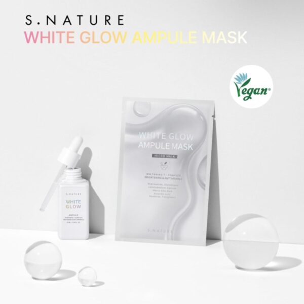 S.nature White Glow Ampoule mask  [#1masks] - Image 2