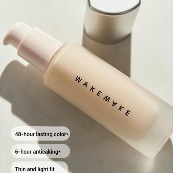 Wakemake Water Velvet Cover Foundation SPF30 PA++ Set [#3 Colors] (+Conceal +Brush) - Image 4