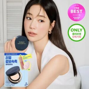 AGE 20's Velvet Lasting Pack Set [#2 Colors] (+ Refill + Blusher & puff)