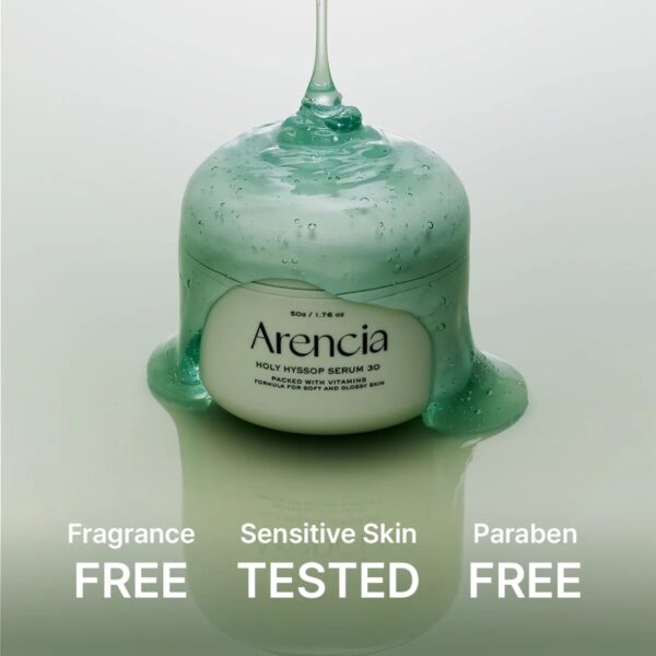 Arencia Holy Hyssop Serum 30 Set (+Spatula Pack Brush) - Image 6