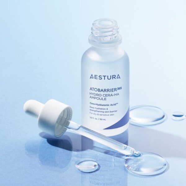 AESTURA Atobarrier Hydro Cera-Ha Ampoule 30ml+28ml Set (+Ampoule kit) - Image 3
