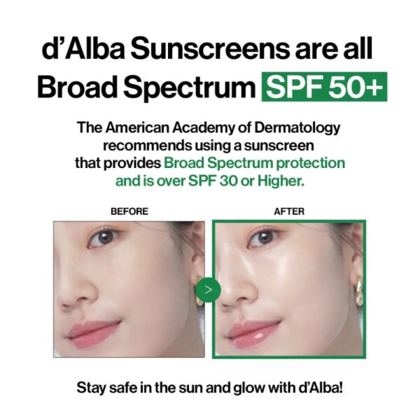 d'Alba UV Essence Waterfull Mild Sun Cream SPF 50+ PA++++ - Image 3