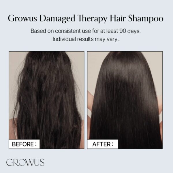 growus Damage Therapy Shampoo EX 500mL Set (+Rerill 500ml) - Image 6