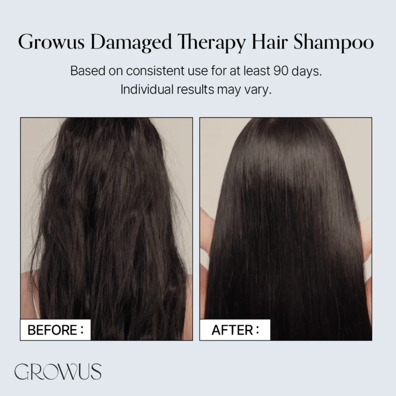 growus Damage Therapy Shampoo EX 500mL Set (+Rerill 500ml) - Image 6