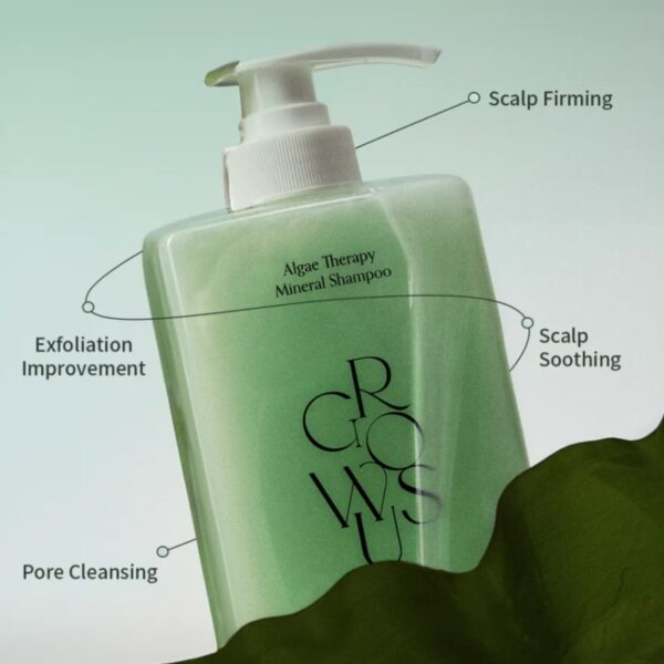 GROWUS Algae Therapy Mineral Shampoo 500ml (+53g) - Image 2