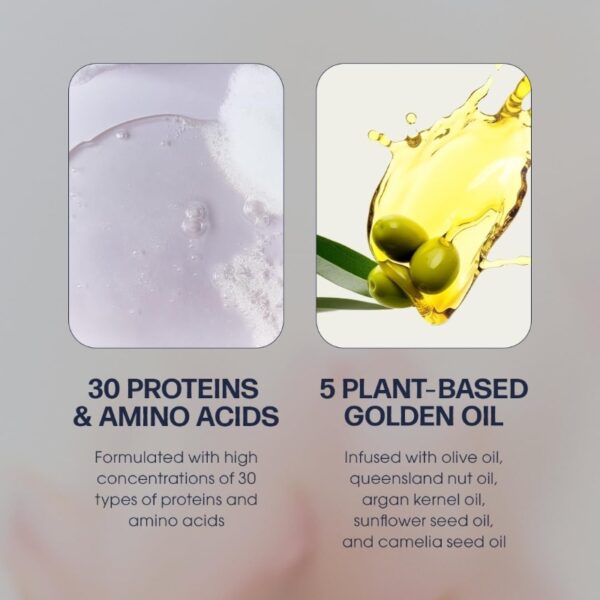 Spring EDITION] UNOVE Deep Damage Repair Shampoo 500g Duo Set (Cherry Blossom/Sweet Breeze) - Image 5