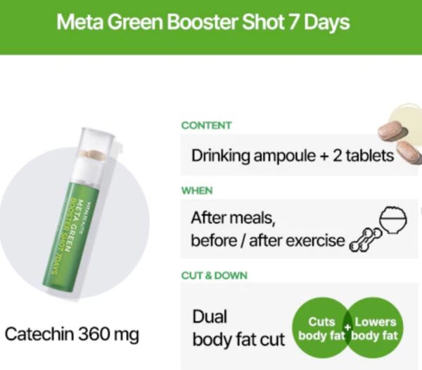 VITAL BEAUTIE Meta Green Booster Shot 7 Day (+1day) - Image 5