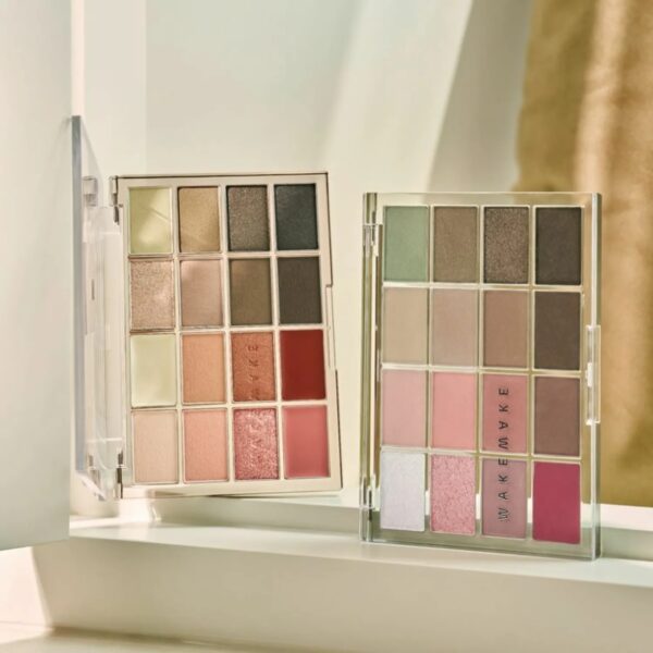 WAKEMAKE Soft Blurring Eye Palette [#21 #22] (+Glitter Stick) - Image 3