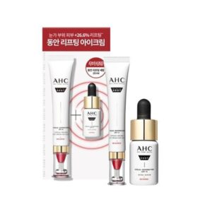 AHC Pro Shot Colla Juvenation Lift 4 Capsule Infused Eye Cream For Face Set (+Serum 10ml)
