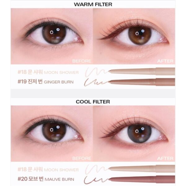 Bbia Last Auto Gel Eyeliner Set #01 Warm Set (18+19) - Image 4