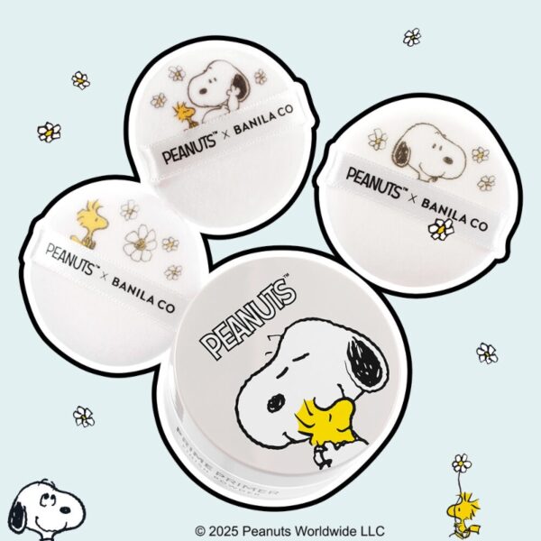 Snoopy x BANILA CO Prime Primer Finish Powder (+3puffs + Sticker ) - Image 2