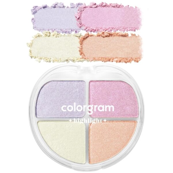 colorgram Tintin Dory Highlighter Palette [#2 Colors] - Image 4