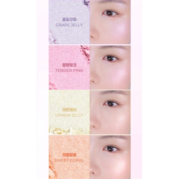 colorgram Tintin Dory Highlighter Palette [#2 Colors] - Image 5