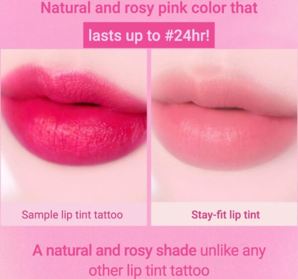 fwee Pink Obsession Stay-fit Lip Tint [#7 Colors] - Image 3