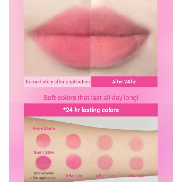 fwee Pink Obsession Stay-fit Lip Tint [#7 Colors] - Image 5