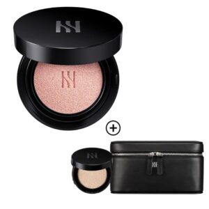 NEW💖 HERA Black Tone up Sun Cushion Special Set [#00P1 Beige pink] (+Cosmetic Bag +Black Cushion mini)