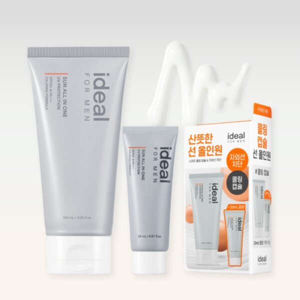 Ideal for Men Sun All In One SPF50+PA++++ 120ml+20ml Set