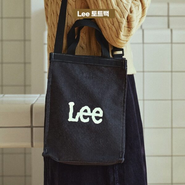 Lee x denim tote bag