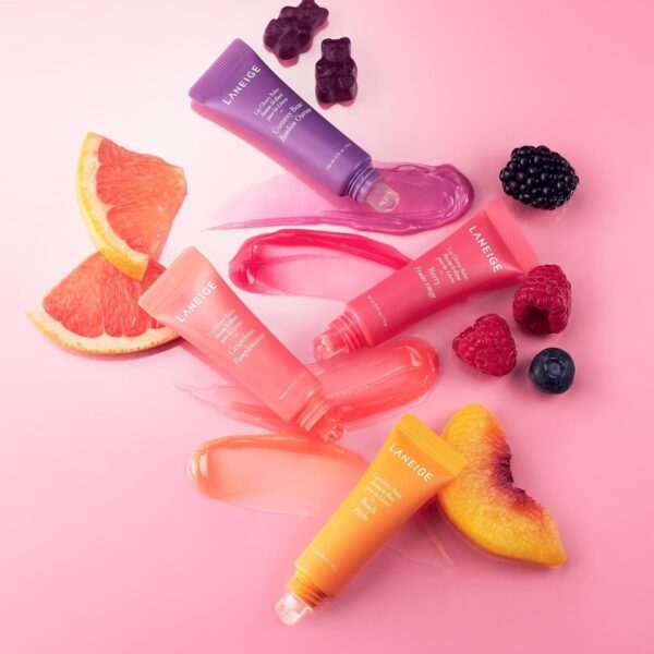 LANEIGE Lip Glowy Balm [#6 Type] (+Pouch Keyring+Berry 3g) - Image 4