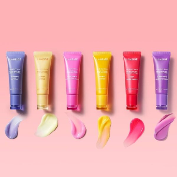 LANEIGE Lip Glowy Balm [#6 Type] (+Pouch Keyring+Berry 3g) - Image 8
