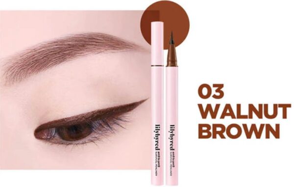 Lilybyred AM9 To PM9 Survival Penliner 1+1 Set [#03 Walnut Brown] - Image 6