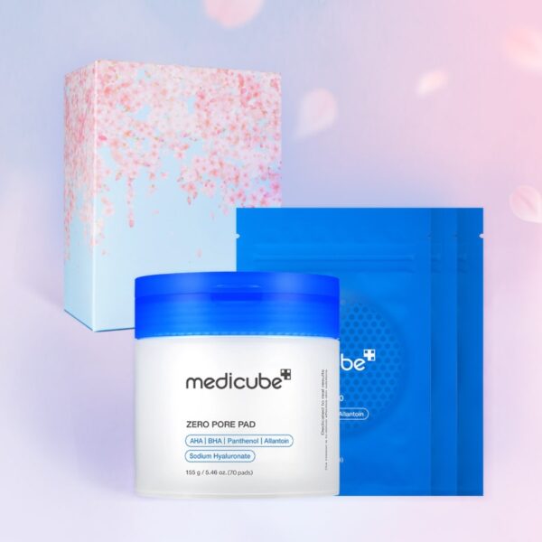 Pink Blossom Edition x medicube Zero Pore Pad 2.0 70P + 30p Set