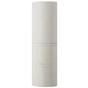 Piccasso Slim Leather Brush Case [#Warm gray]