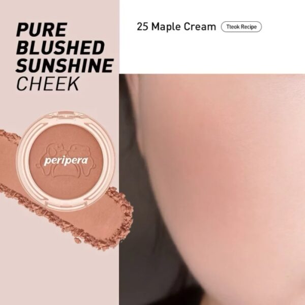 Peripera PURE BLUSHIED Sunshine Cheek [#5 Colors] - Image 4