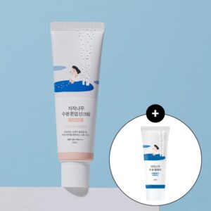 ROUND LAB Birch Juice Moisturizing Tone Up Sun Cream 50mL Set (+Cleanser 20mL)