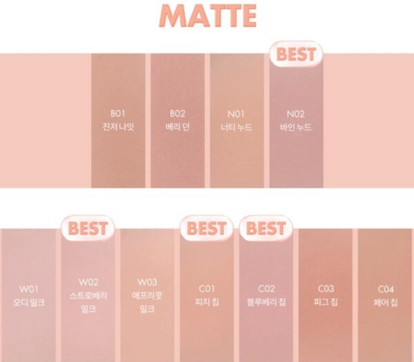 rom&nd Better Than Cheek Set [#C02 Blueberry Chip] (+brush) - Image 5