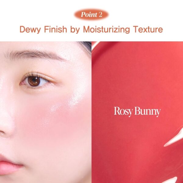 espoir Tone Pairing Liquid Cheek #Rosy Bunny (+Keychain & mixing palette) - Image 4