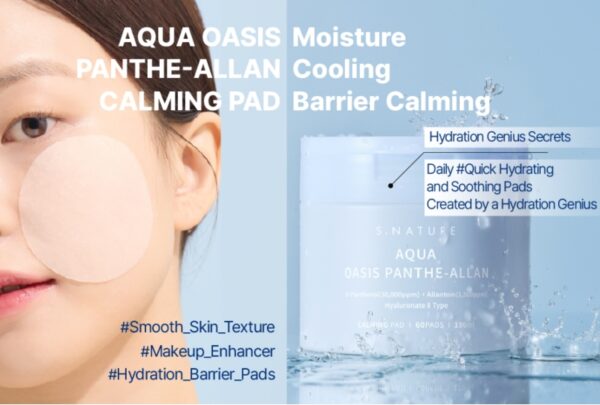 S.NATURE Aqua Oasis Panthe-Allan Calming 60Pads (+Cream 10ml) - Image 4