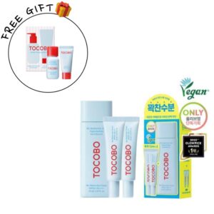 TOCOBO Bio Watery Sun Cream SPF50+PA++++ SET (+Double cleansing Duo)