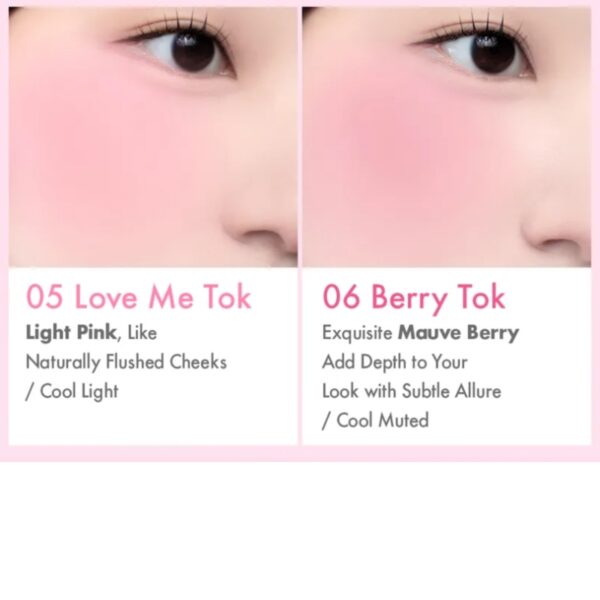 AMUSE Cheek Tok Tok [#8 Colors] - Image 9