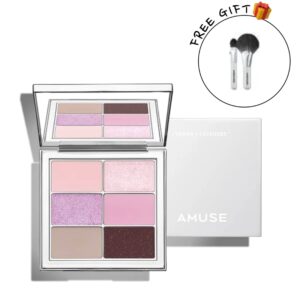 Amuse Eye Vegan Sheer Palette [#04 Sheer Lavender](+mini Brush 2p)