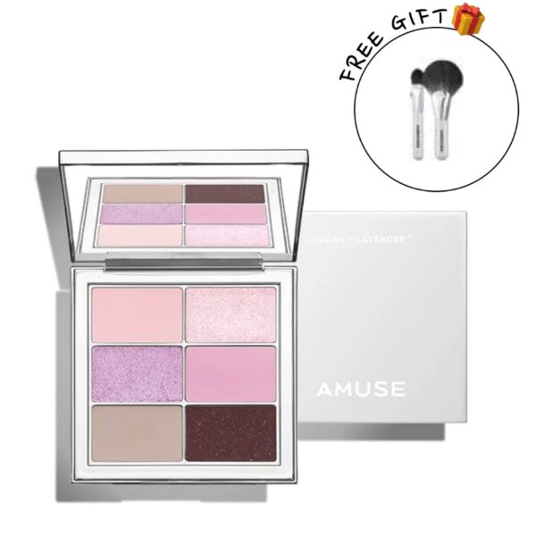 Amuse Eye Vegan Sheer Palette [#04 Sheer Lavender](+mini Brush 2p)