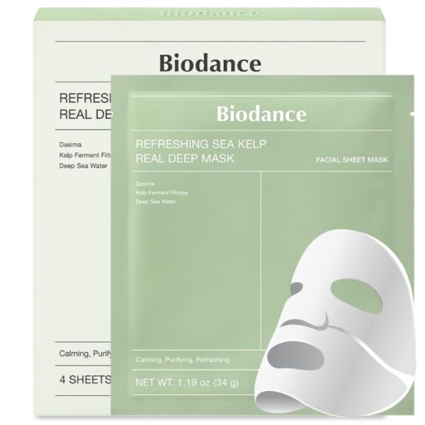 BIODANCE Refreshing Sea Kelp Real Deep Mask [#4 Masks]