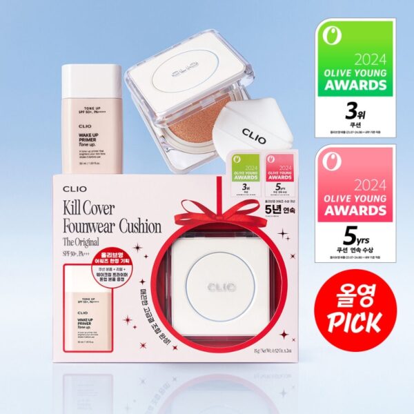 CLIO KILL COVER FOUNWEAR CUSHION THE ORIGINAL Set [#2 Colors] (+Refill +Tone-up primer)