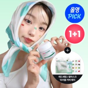 Dr.G Red Blemish Clear Soothing Cream 70ml 1+1 Set (+ Serum +Gel Mask Sheet+Spot Deco Patch)