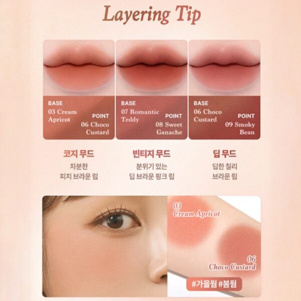 DASIQUE Mood Painting Lip & Cheek Palette [#5 #6] - Image 4