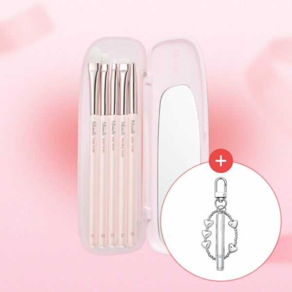 Fillimilli Eye Brush Pro Collection Five type (+Lip Brush Keyring)