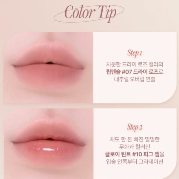 Heart Percent Dot On Mood Lip Pencil (+Glow Tint mini) [#2 Colors] - Image 6