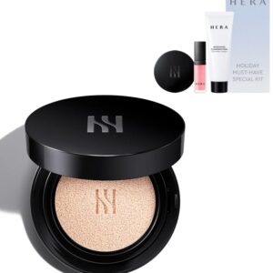 HERA Black Cushion Foundation SPF34 PA++ Special Set [#21N Valilla] (+Holiday Musthave Specisl Kit)