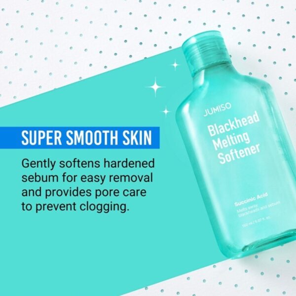 JUMISO Blackhead Melting Softener 150ml Set (+Cotton Pad 40P+Blackhead Remover Tool) - Image 2